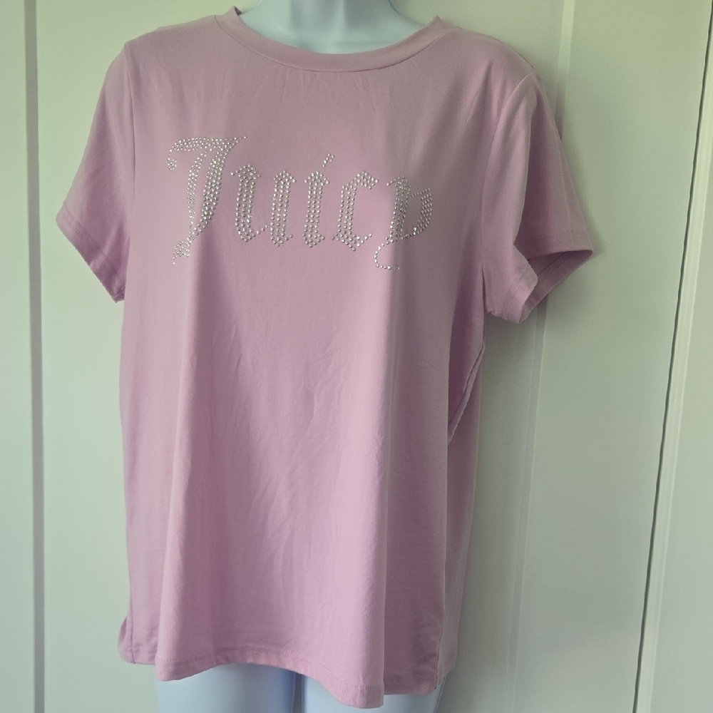 Juicy Couture Pink Boxy Relaxed T-Shirt